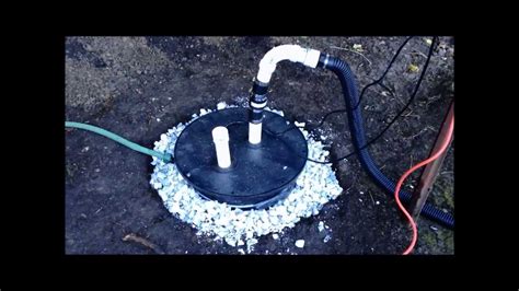 Exterior Sump Pump Drainage