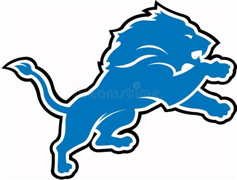 The Emblem of the Football Club Detroit Lions. USA Editorial Image ...