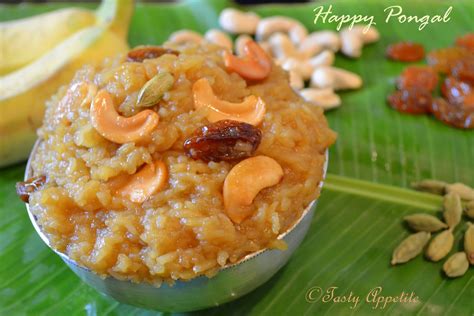 Sweet Pongal | Chakkarai Pongal | Tasty Appetite