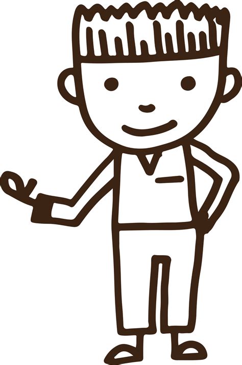 Hand drawn kid cartoon sign design 10157696 PNG