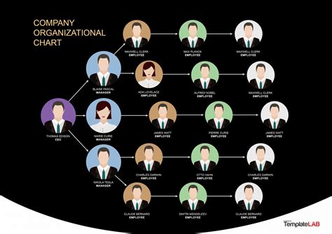 Beautiful Corporate Structure Template Organizational Chart Templates ...