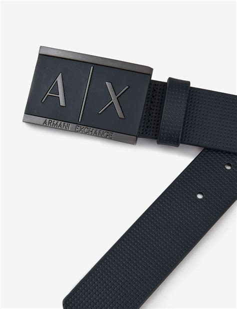 Armani Exchange Logo Buckle Leather Belt - Big Apple Buddy