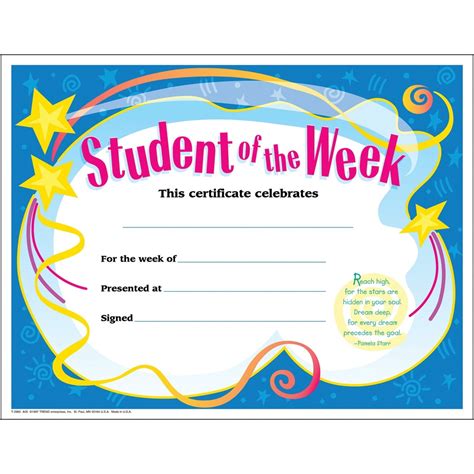 Bulk School Supplies Trend Award Certificate TEPT2960