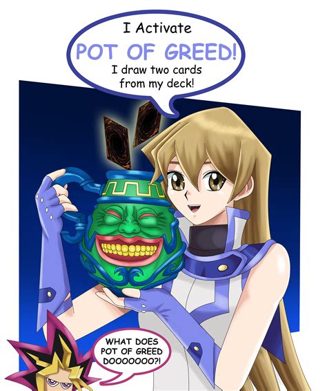 Pot of Greed Artwork I did. : r/yugioh