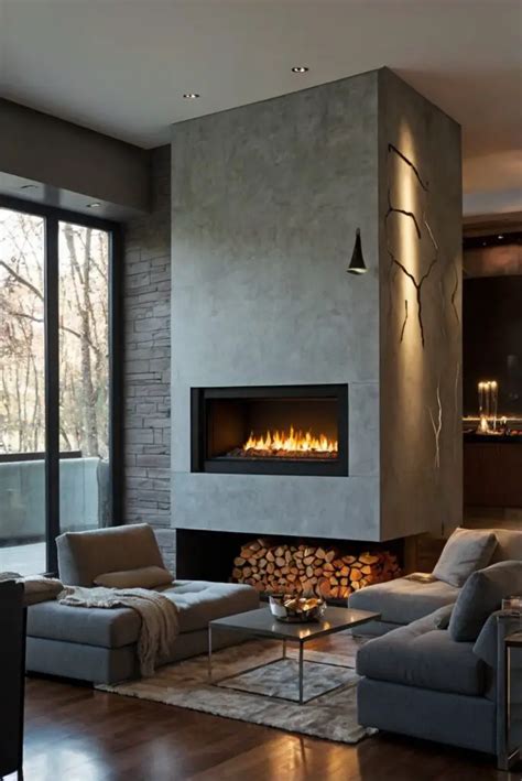 What Are the Best Materials for a Modern Fireplace in a Contemporary ...