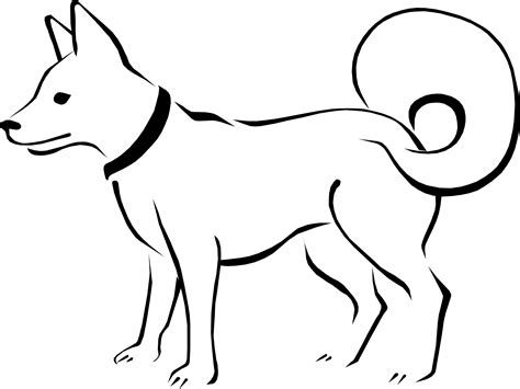 Free Dog Line Art, Download Free Dog Line Art png images, Free ClipArts ...