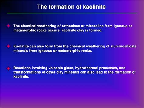 PPT - Kaolinite PowerPoint Presentation, free download - ID:8734301