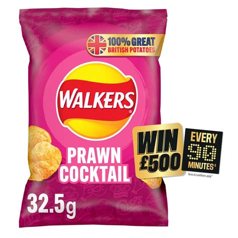 Walkers Prawn Cocktail Crisps 32.5g | Best-one