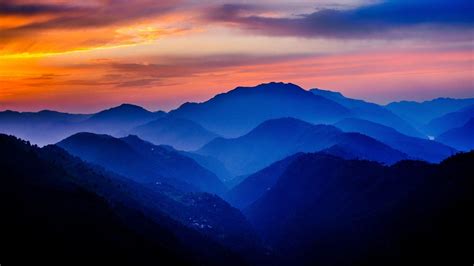 Mountain Sunset Wallpapers - Top Free Mountain Sunset Backgrounds ...