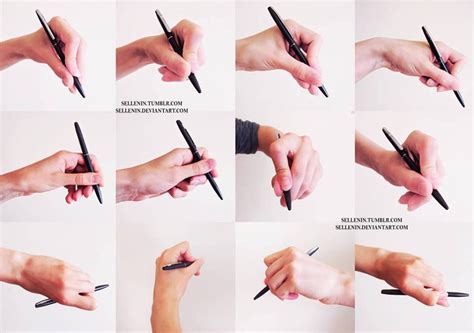 hands with pen/pencil | สอนวาดรูป, มือ, อะนิเมะ