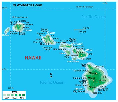 Hawaii On The World Map - World Of Light Map