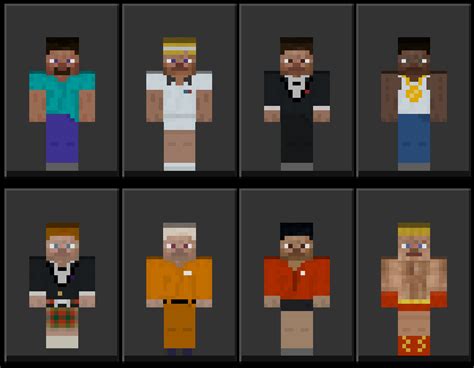 MCPE/Bedrock Human Skin Pack (v1.1) – Minecraft Skins – MCBedrock Forum