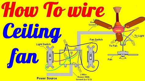 Wiring Diagram Ceiling Fan Light Two Switches