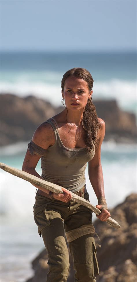 1440x2960 Alicia Vikander As Lara Croft In Tomb Raider Movie Samsung ...