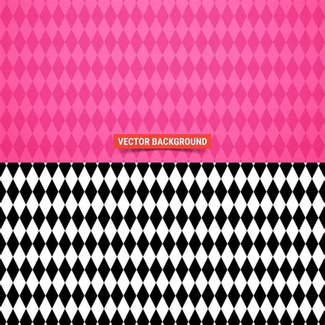 Premium Vector | Simple background diamond pattern over pink background ...