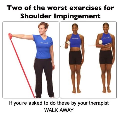 Two of the worst exercises for shoulder impingement. | Shoulder ...