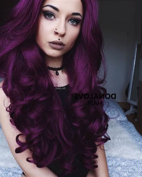 Deep Violet Hair