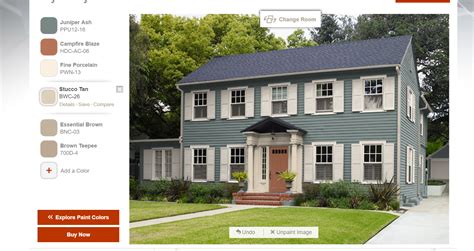 Exploring The Behr Exterior Paint Color Visualizer - Paint Colors