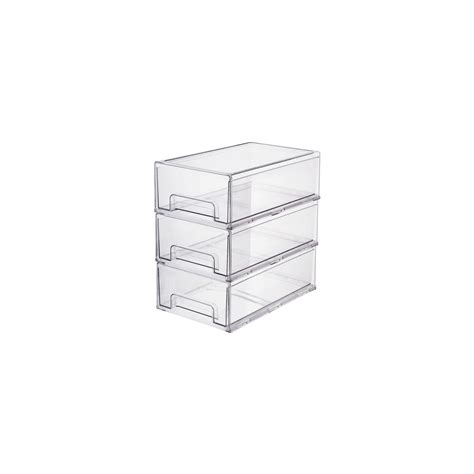 Stackable Clear Storage Boxes | Greenside Home Storage