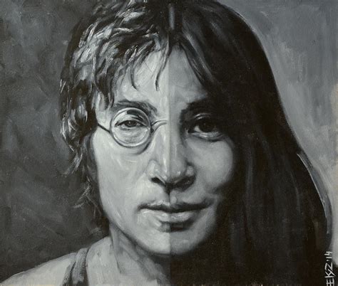 John Lennon and Yoko Ono Painting by Evgenii Kuzovkin - Fine Art America