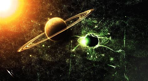 Saturn planet painting HD wallpaper | Wallpaper Flare