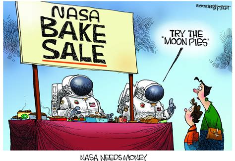 Just because it's funny: A cartoonist's view of NASA's funding problems ...