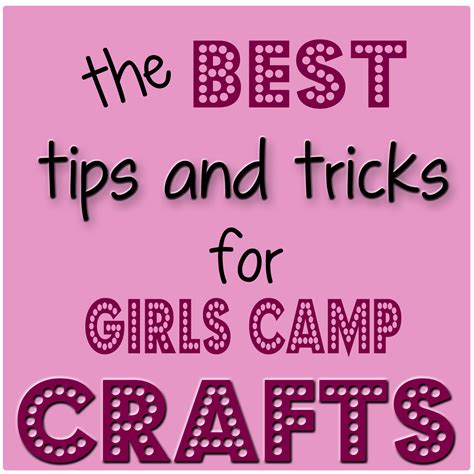 Girls Camp Crafts - Sugar Bee Crafts