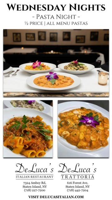 Restaurant Month — Deluca's Restaurants