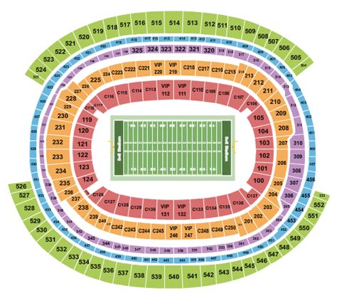 SoFi Stadium Seating Chart + Rows, Seats and Club Seats