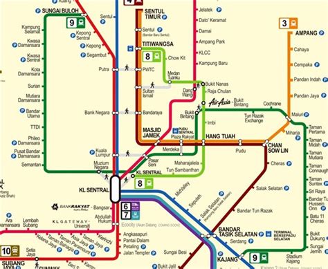 MRT Muzium Negara Route (Laluan) - Schedule (Jadual)