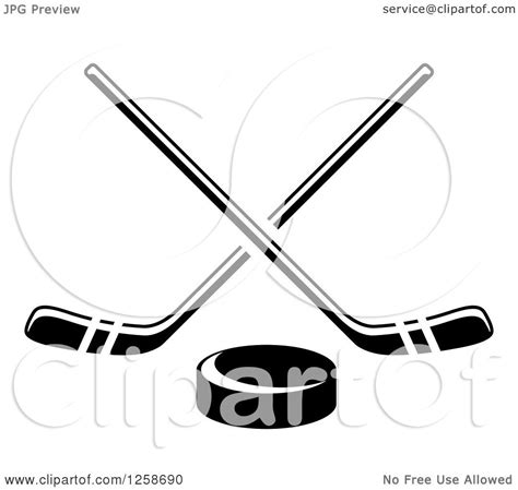 Crossed Hockey Sticks Vector at Vectorified.com | Collection of Crossed ...