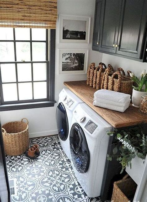 50 Small Laundry Room Design Ideas to Try - SWEETYHOMEE