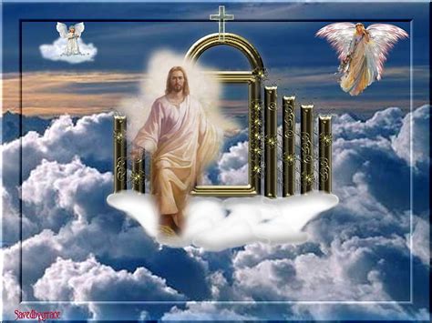 Jesus Christ In Heaven Wallpaper