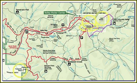 Maps Of Yosemite Campgrounds - map : Resume Examples #goVLgKgYva