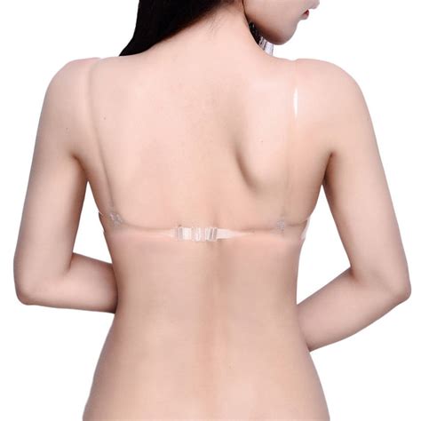 Bras for Women Clearance Transparent Clear Bra Invisible Strap Plastic ...