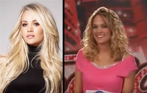 Carrie Underwood American Idol Audition Vs Now