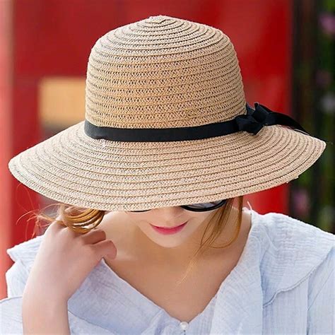 Floppy Women’s Straw Hat, Beach Summer Hat, Wide Brim Summer Fashion ...