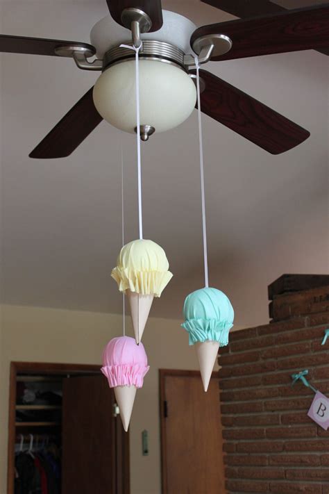 June's Ice Cream Social- DIY Ice Cream Cone Decor | Ice cream social ...