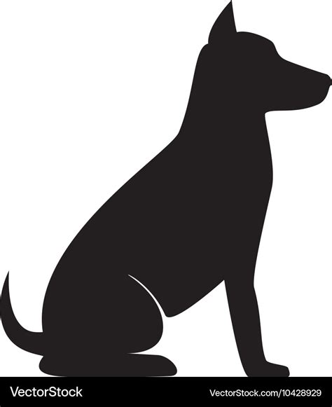 Silhouette Dog Sitting Cartoon Choose from over a million free vectors ...