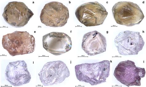 Coloured diamonds from the Internatsionalnaya kimberlite pipe ...