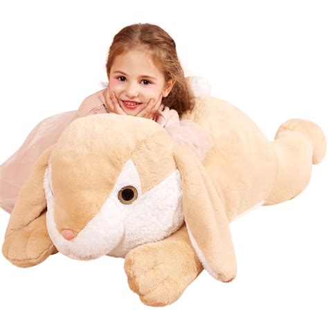 "IKASA 30"" Giant Rabbit Stuffed Animal Plush Toy, Jumbo Bunny, Soft ...