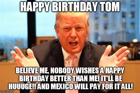 Happy Birthday Tom Meme Funny Image Photo Joke 01 | QuotesBae