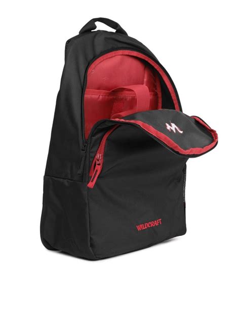 Buy Compact Laptop Backpack Black Red Online | Wildcraft