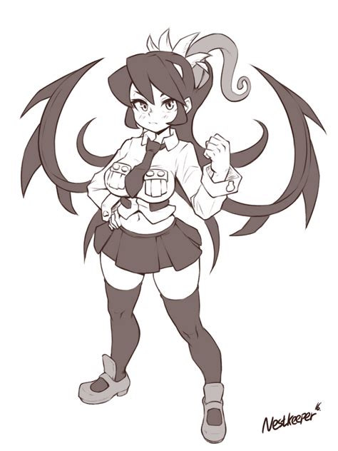 Skullgirls Filia by Nestkeeper on DeviantArt