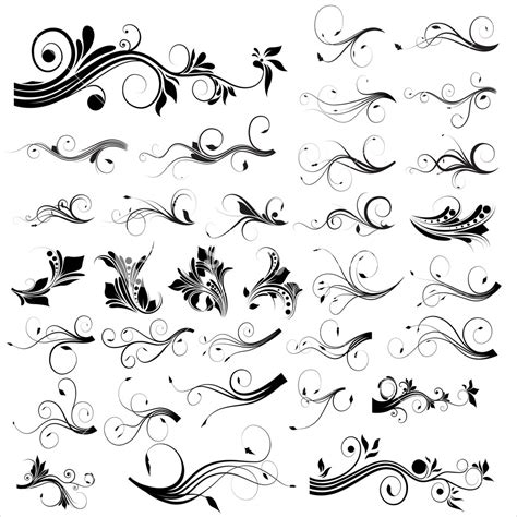 Swirl Designs Vectors Royalty-Free Stock Image - Storyblocks