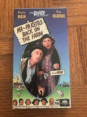 Ma And Pa Kettle Back On The Farm Vhs | eBay