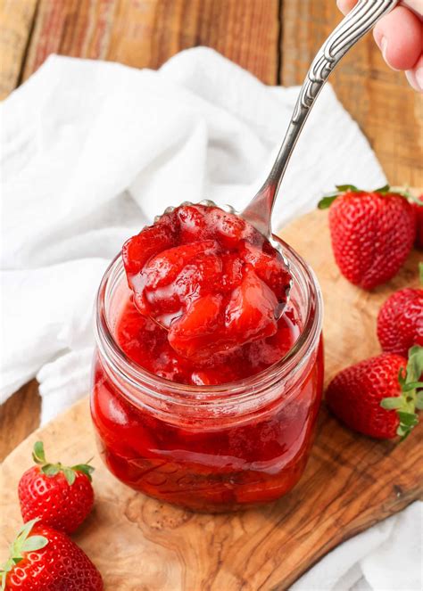 Strawberry Compote - Chocolate with Grace