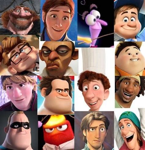 Disney Pixar Male Characters