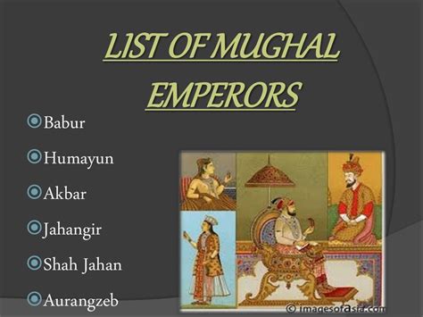 Ppt on mughal emperors