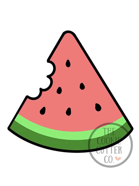 Watermelon cookie cutter – The Cookie Cutter Co